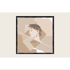 🆕portrait-painting/ Statue square scarf/necktie